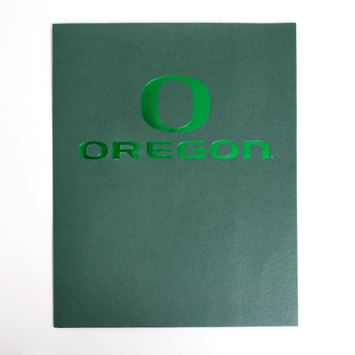 Classic Oregon O, Roaring Spring, Folders, Art & School, Matte, 82402, Green